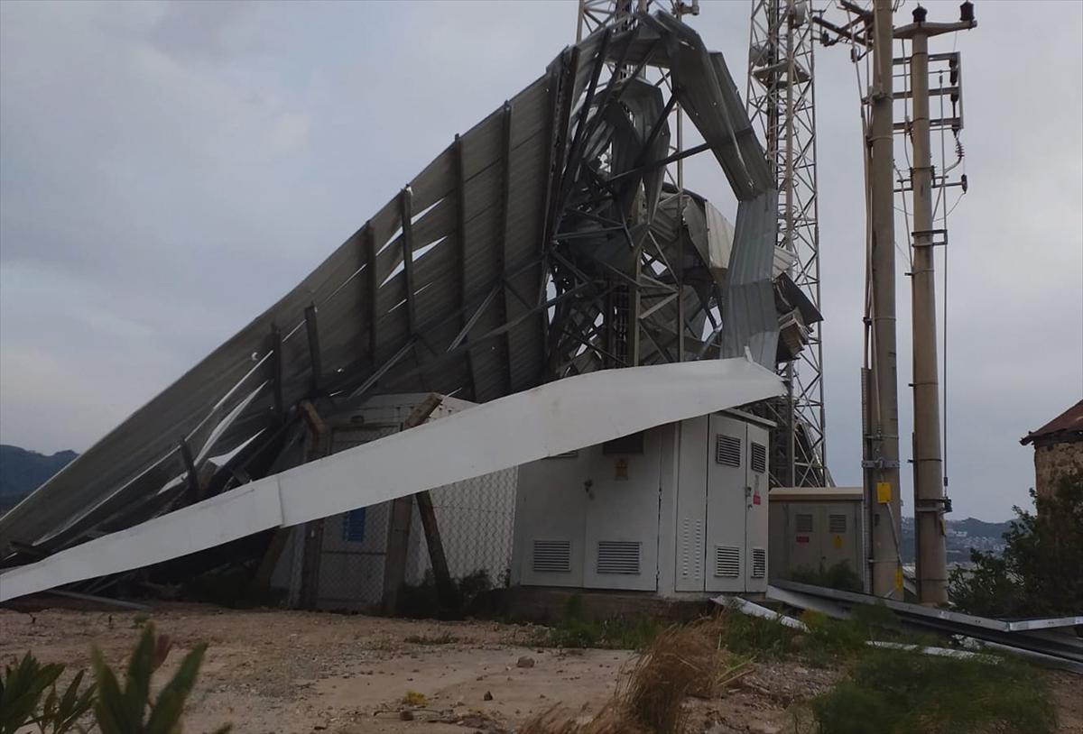 Bodrum'da Fırtına Etkili Oluyor