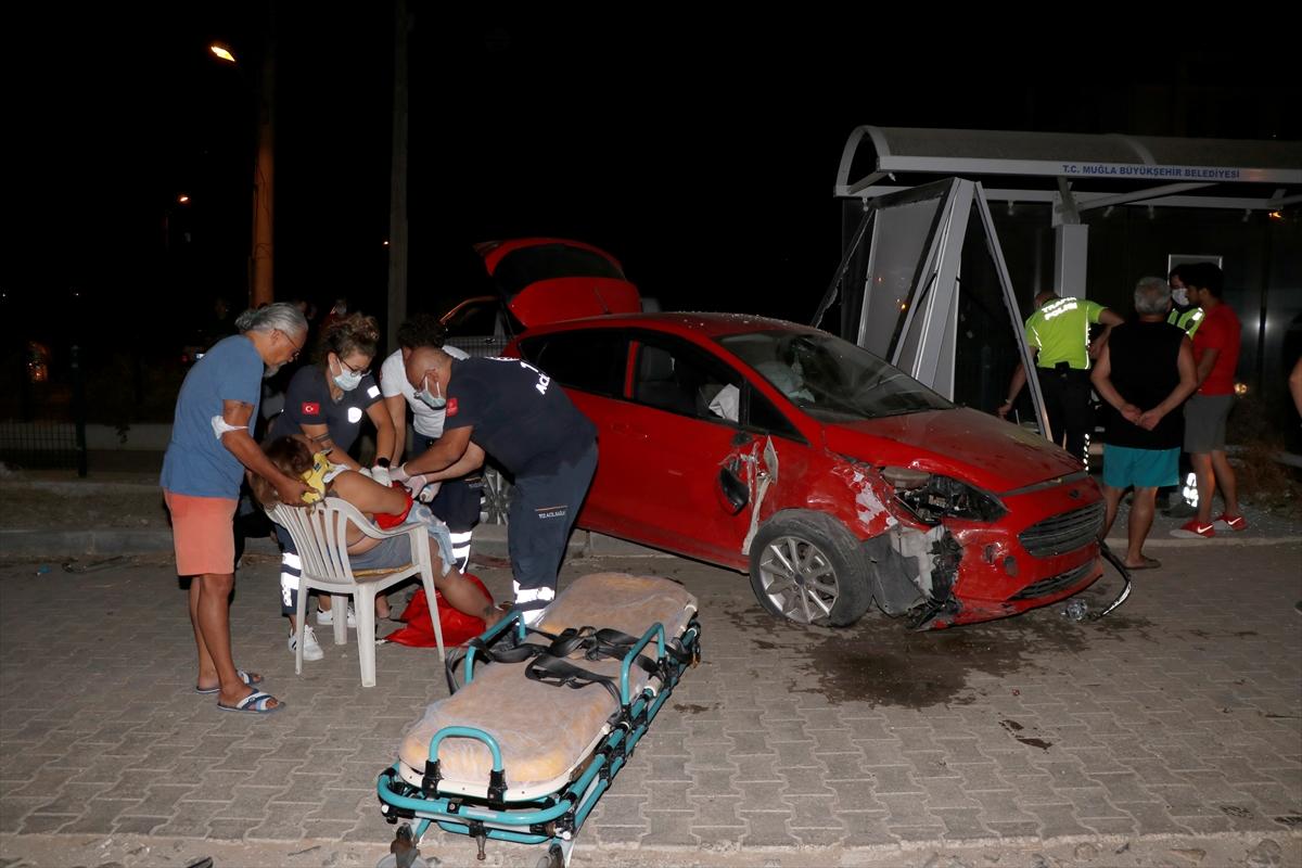 Şiddetli Çarpışma Otomobili Sürükledi