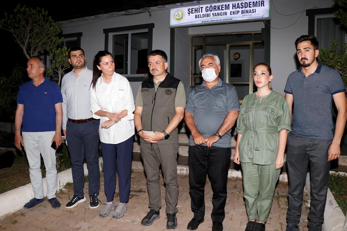 Bakan Pakdemirli, Muğla'da Havadan İnceleme yap