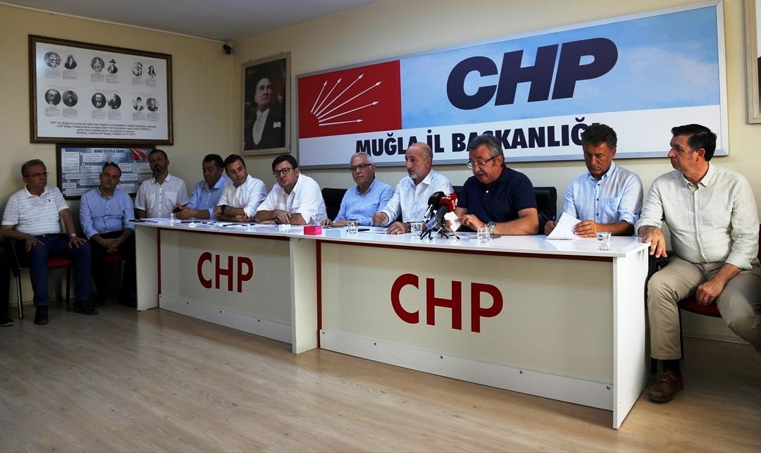CHP Heyeti Muğla'da Orman Yangınlarını Değerlendirdi
