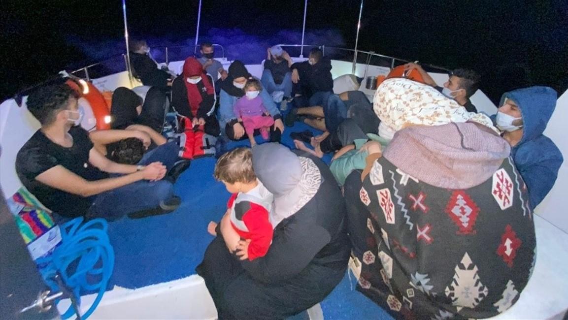 Bodrum Açıklarında 26 Göçmen Kurtarıldı