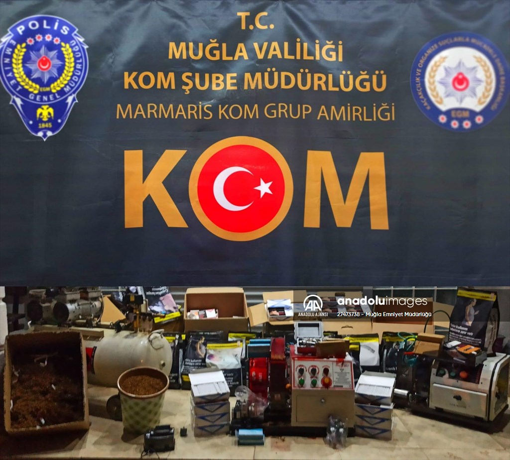 Sahte içki ve kaçakçılık operasyonu