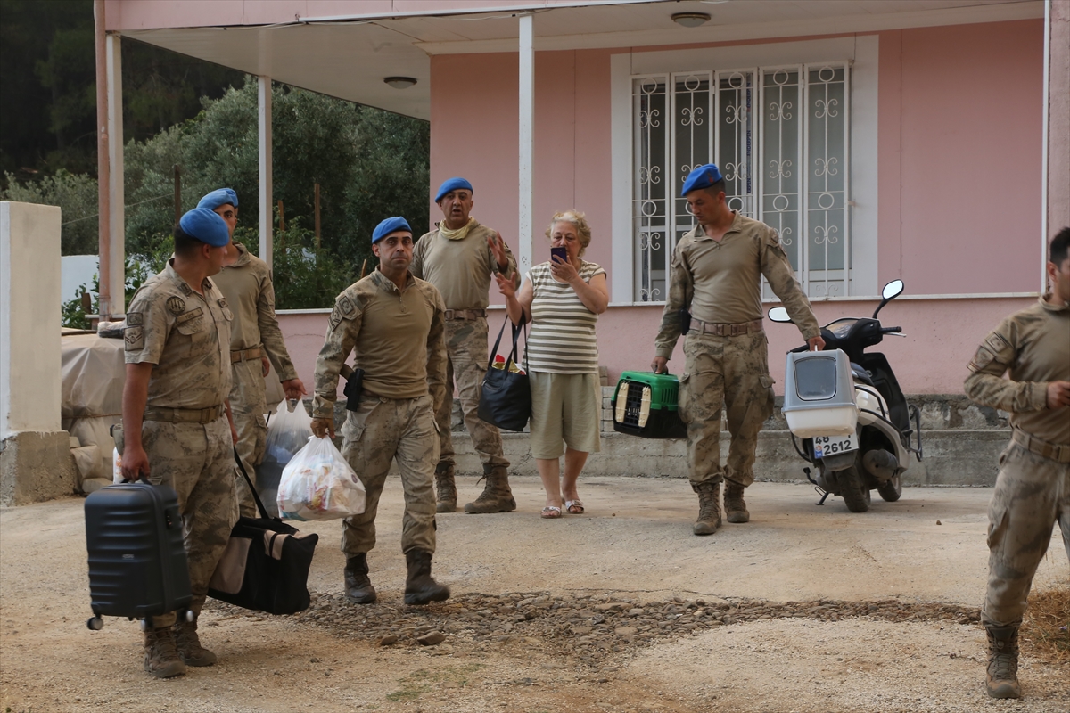 Marmaris'te Tahliyeler Başladı