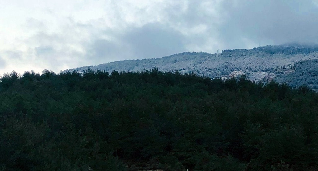 Milas'ın Dağlarında Beyaz Örtü
