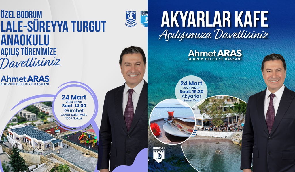 Bodrum Belediyesinden Çifte Açılış