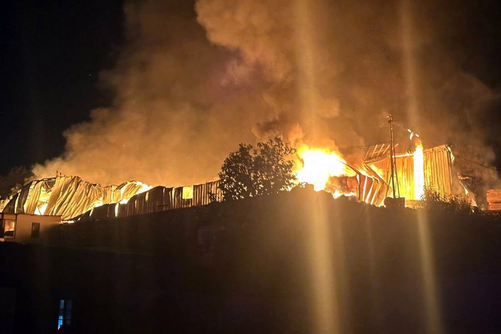 Bodrum'da Korkutan Yangın
