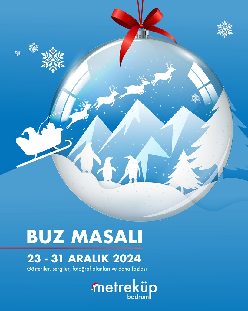 Metreküp Bodrum’dan “Buz Masalı” ile Yeni Yıl Coşkusu