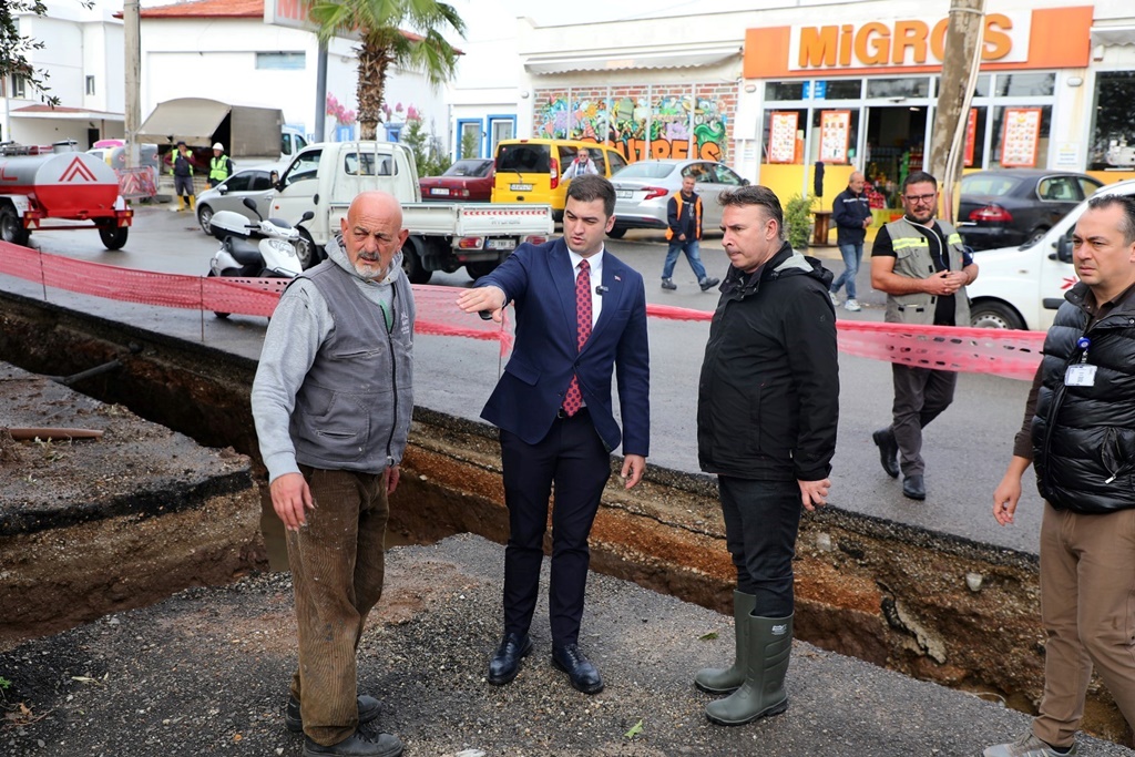 Başkan Mandalinci Turgutreis Sanayisini Ziyaret Etti