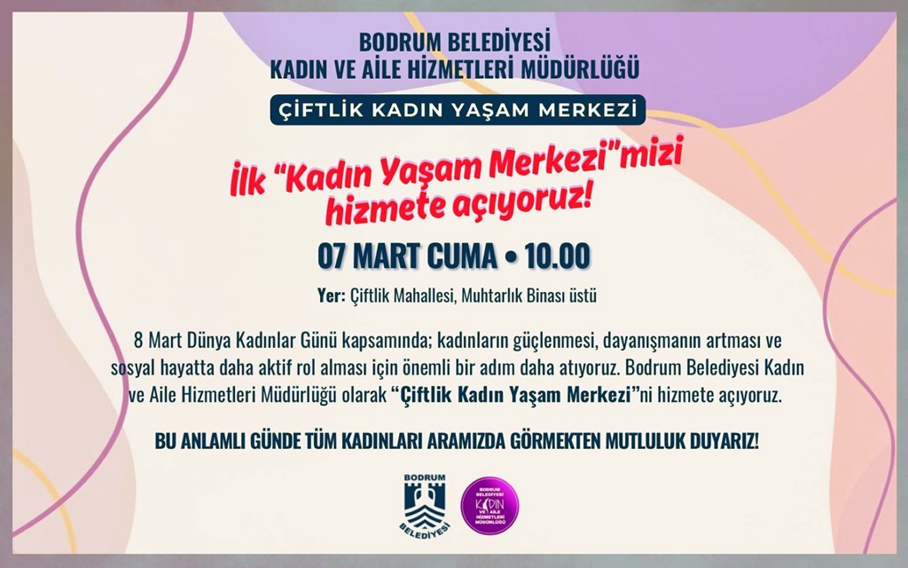 Belediyeden Kadın Yaşam Merkezi