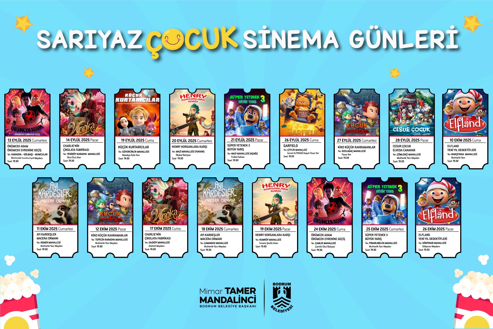 Sarıyaz Çocuk Sinema Günleri Başlıyor