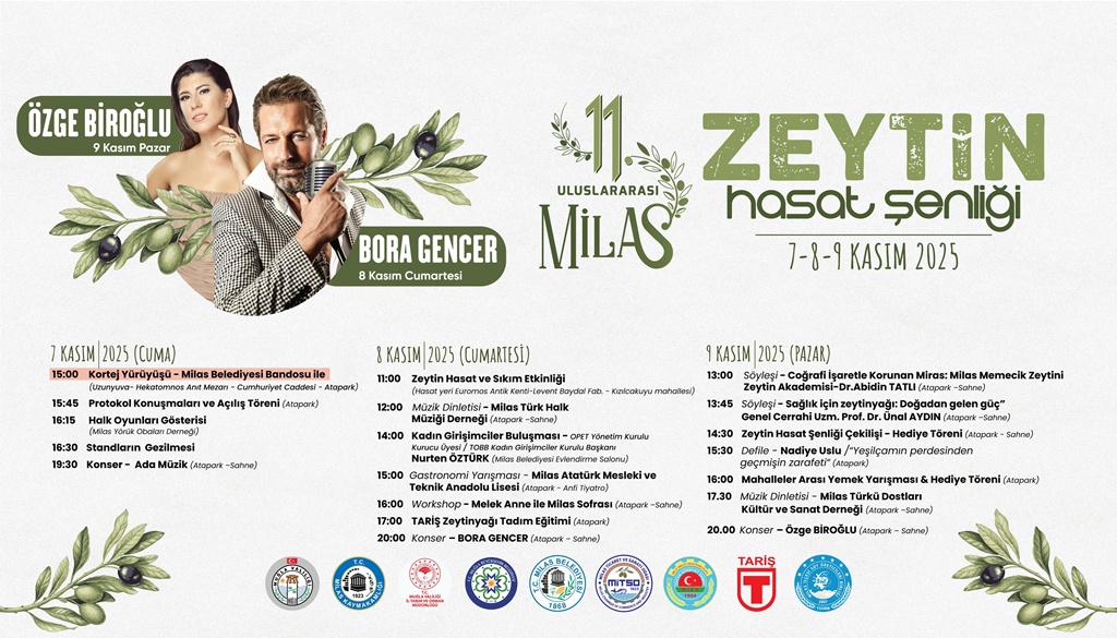 Zeytinin ve Emeğin Bayramı Başlıyor!