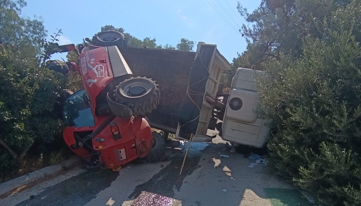 Bodrum'da Vinç Kazası