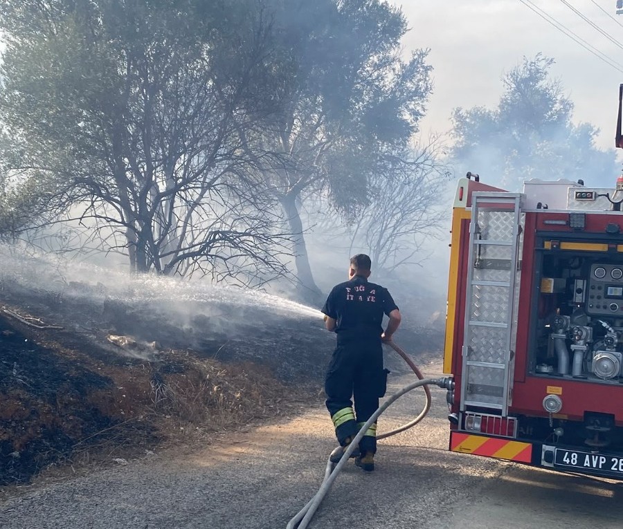Karadan ve Havadan Müdahaleyle Söndürüldü
